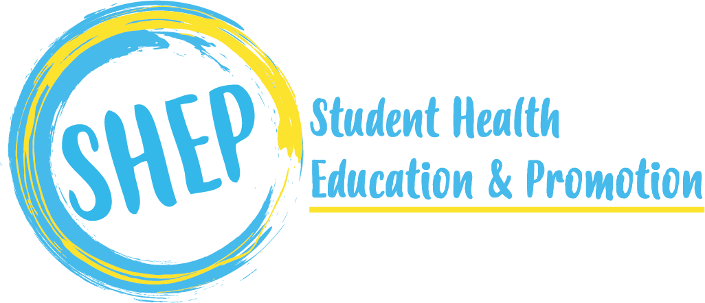 Student Health Education & Promotion Logo: Overview of SHEP Heading