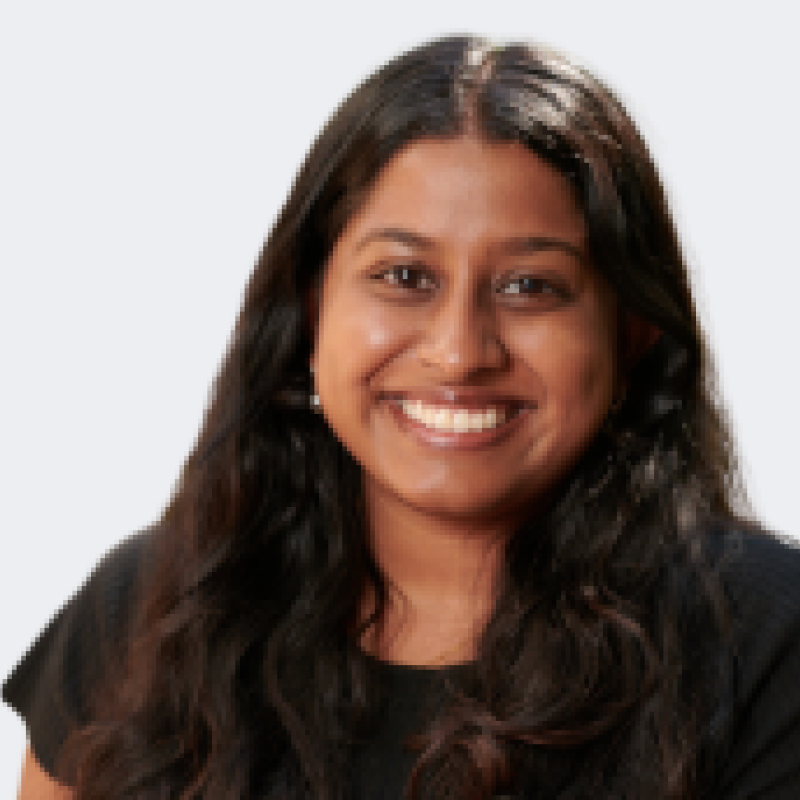 Headshot of Program Coordinator Nikita Satish 